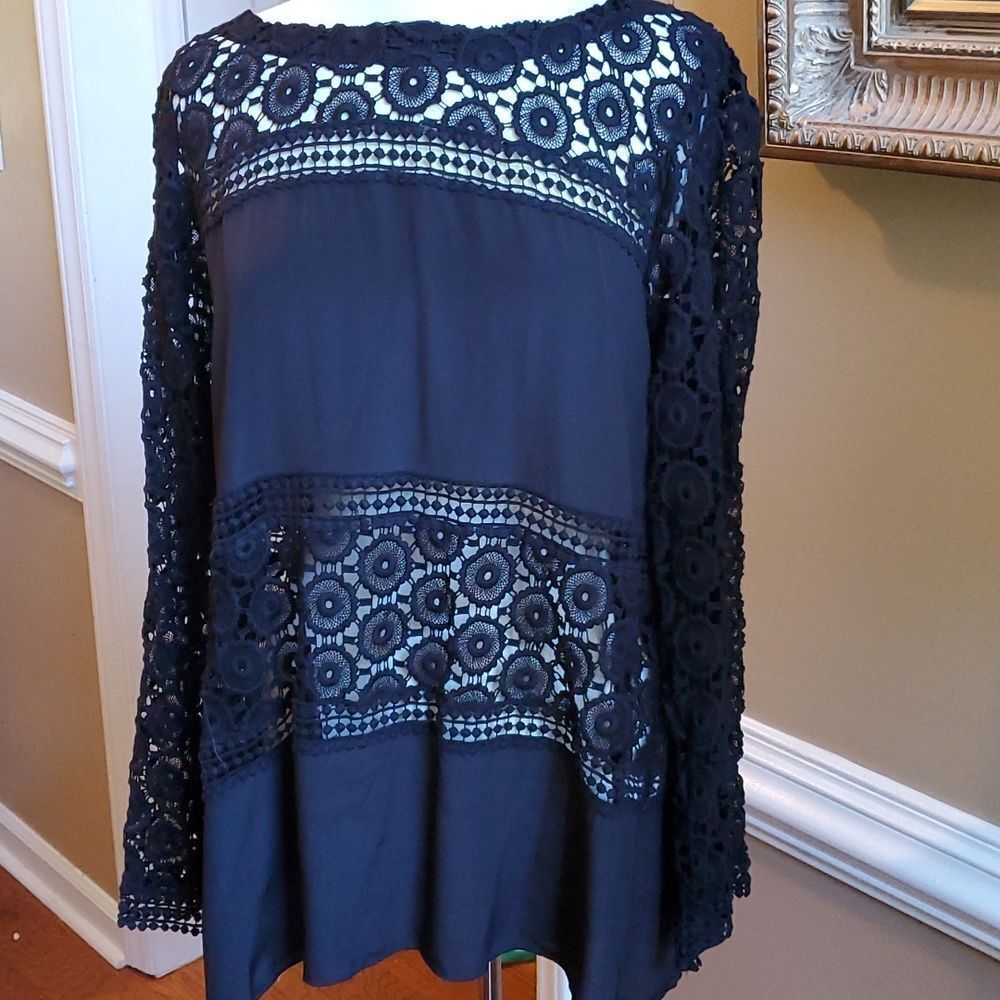 Johnny Was 4 Love and Liberty Blouse, XL like new!